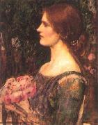 John William Waterhouse The Bouquet oil